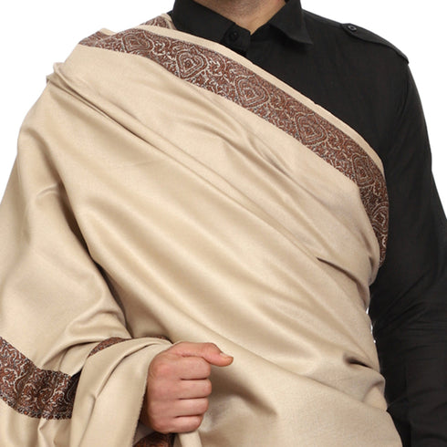 Men's Woven Acrylic Shawl